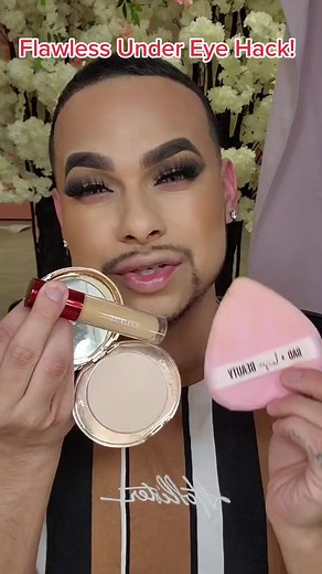 70K views · 656 reactions | How To Get a Flawless Under eye  Get My "XL Boujee Powder Puff" #makeup #beauty #Settingpowder | Bernardo Macias | Facebook