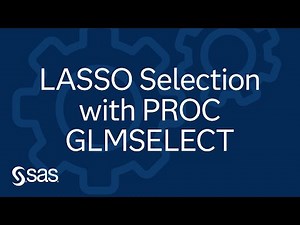 LASSO Selection with PROC GLMSELECT