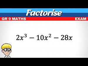 Exam Factorise Grade 9