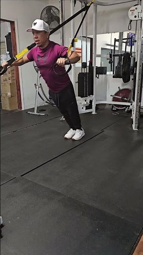 How to properly perform TRX Chest Presses in order to target chest, abs, and triceps.