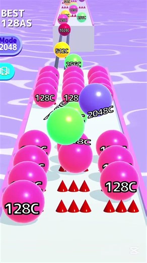 Ball Run 🏐 2048 Infinity Mode New Update Gameplay Part 319