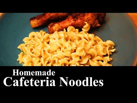 Homemade Cafeteria Noodles | Chicken Flavored Creamy Noodles Recipe | The Southern Mountain Kitchen
