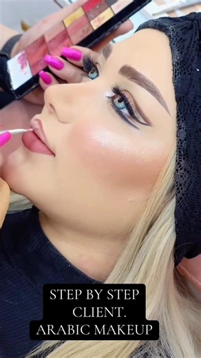 The magic of Arabic makeup￼￼￼ tutorial💋🔥🤩#shorts #makeup #viral #makeuptutorial