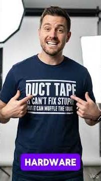 DUCT TAPE IT CAN'T FIX STUPID, BUT IT CAN MUFFLE THE SOUND - Funniest Mechanic Tee