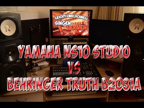 YAMAHA NS 10M STUDIO vs BEHRINGER TRUTH B2031A