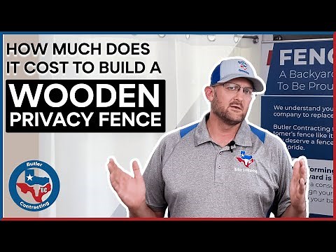 How Much Does It Cost To Build A Wooden Privacy Fence?