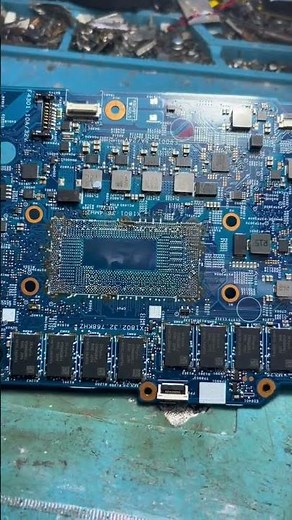cpu cleaning and rebol #smartphone #laptoprepair #hppower #hpsmart #computerrepair #repair #cpu