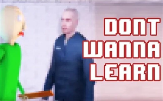 [SFM Baldi] 不想学习 8 bit版 Don't wanna Learn 8- Bit(Baldi's Basics in Education）