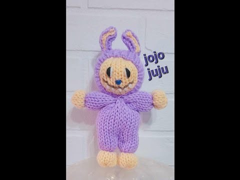 How to make your own Labubu monster | knitting machine