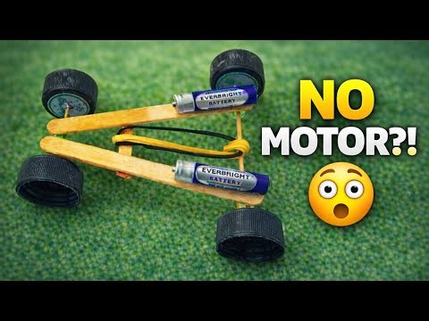 No Motor?! This Tiny Rubber Band Car Will Blow Your Mind! 😳