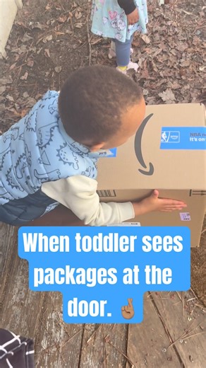 Our Little Helper 📦 #shorts #family #love