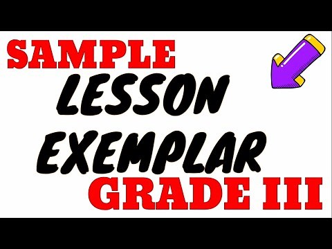 SAMPLE 3-DAY LESSON EXEMPLAR GRADE 3 I Teacher Jeeb
