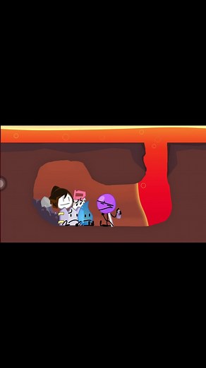 BFDI: Escape the Lava Hole Challenge