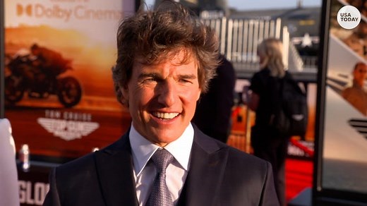'I just did it': Tom Cruise pilots chopper to 'Top Gun 2' premiere, talks shirtless scene