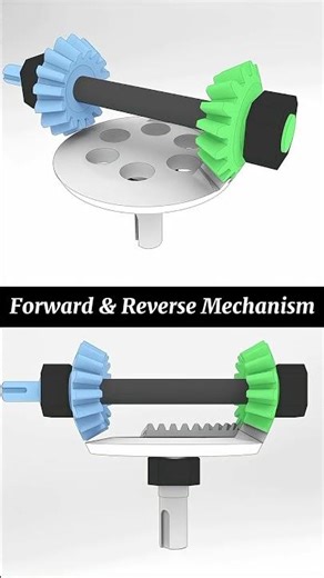 Forward and reverse Gear Mechanism Explained in 3D! ⚙️🔥 #shorts #automobile