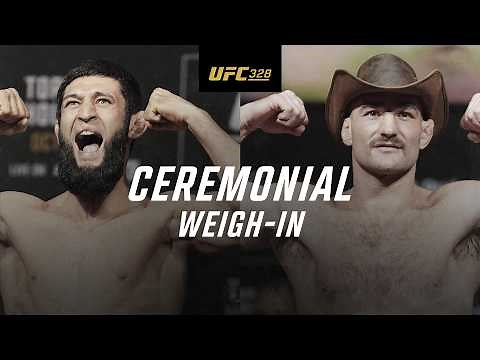 UFC 328: Ceremonial Weigh-In