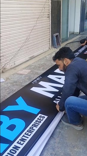 How to Make Glow Sign Board LED Lights - Backlit Glow Sign Board Making to Fitting Process#priting