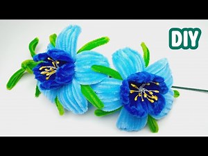 Wow! 😍 I Made a Flower Easily with Pipe Cleaners | Pipe Cleaner Flower Tutorial