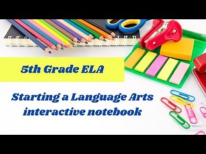 How to set up your reading notebook // 5th grade reading online