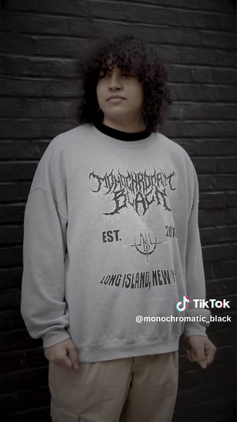 Crewneck Sweatshirts AVAILABLE NOW at our online store: MonochromaticBlack.BigCartel.com Designed by our own @eddiedecesare! #monochromaticblack #metalmerch #metalmerchandise #alternativefashion #alternativemodels #metalheads #metalfans #buckethat #crewnecksweater #crewneck #metalband #deathcoreband #deathmetalband #metalcore