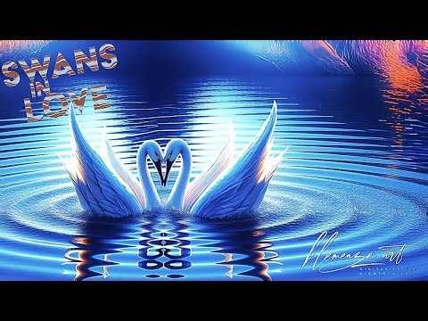 SWANS IN LOVE BY MORTEN Klementsen AKA www,klemenza.art