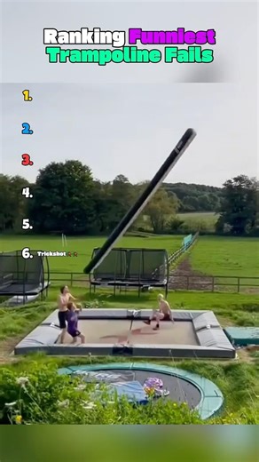 Ranking The Funniest Trampoline Fails!