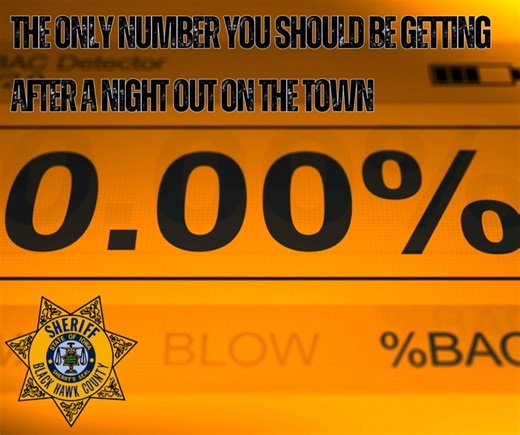 Curious what your number would be? Click the link. This sliding scale calculator shows how quickly alcohol impairs your ability to drive. Know when to say when before you cross the line. Literally. https://www.drivesmartiowa.com/impaired-driving/ #ImpairedDrivingAwarenessMonth | Black Hawk County Sheriff's Office - Waterloo, Iowa