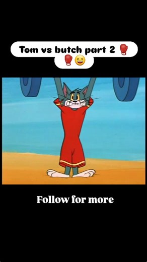 cliphopes on Instagram: "Watch movies for free link in bio @chartingtoken At Muscle Beach, Tom shows off his muscles, trying to impress a strong beach cat. But when Jerry steps in, Tom’s tough-guy act quickly turns into a series of hilarious failures as the tiny mouse outsmarts him again and again. Despite all his strength, Tom learns that brains beat muscles when Jerry steals the spotlight in this classic beachside showdown. #TomAndJerry #MuscleBeachTom #CartoonClassics #slapstickcomedy"
