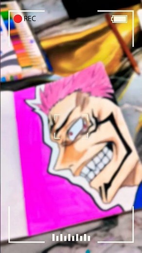 Draw Sakuna 😈😈#gbtart #animedrawing #drawing #sakuna #anime #jujutsukaisen #ytshorts