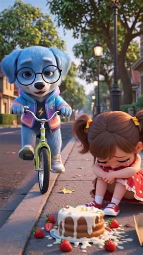 A Heartwarming Story About an Ice Cream Cone: A Beloved Dog and a Crying Girl