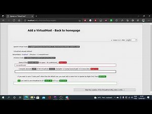 CONFIGURAR VIRTUALHOST NO WAMPSERVER
