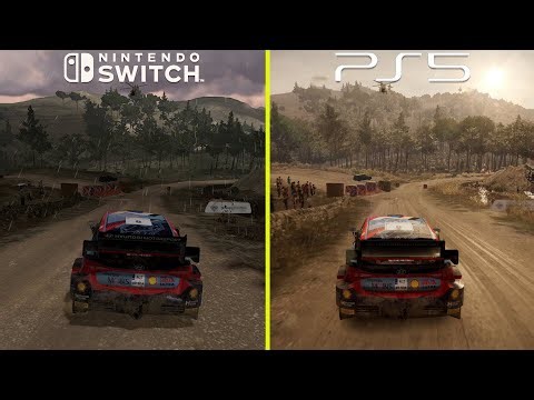 WRC Generations Nintendo Switch vs PS5 Graphics Comparison