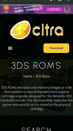descargando roms para citra