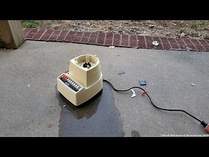 Waring Blender Destruction