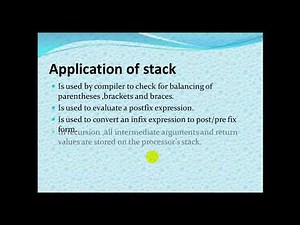 Stack data structure and operation of stack