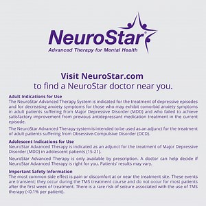 118 reactions · 19 shares | If you have not experienced relief from antidepressant medications, non-drug NeuroStar TMS may be the possibility you need. | NeuroStar Advanced TMS Therapy | Facebook