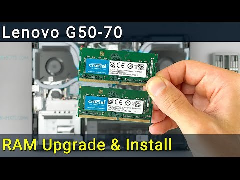 Lenovo G50-70 RAM Upgrade and Install | Step-by-step DIY Tutorial