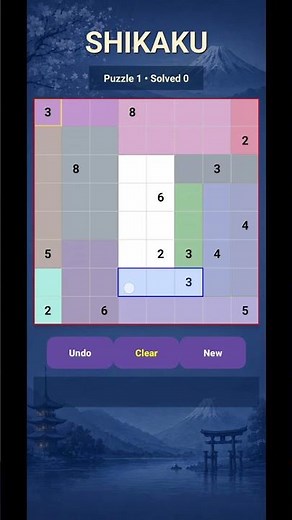 8×8 Shikaku Puzzle Challenge #quiz #games #puzzle #shikaku