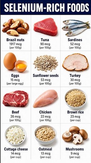 Eat These Selenium Foods for a Healthier Body 😳