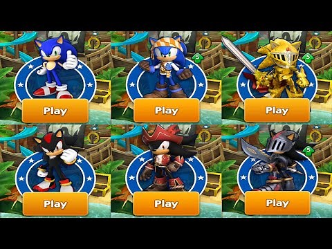 SONIC DASH - 3 SONIC VS 3 SHADOW