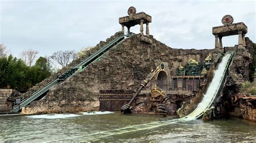 【 加达乐园（意大利）】亚特兰蒂斯大逃亡 第一视角乘坐实录