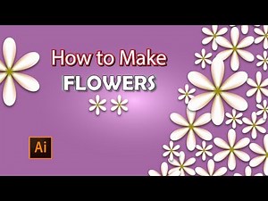 How To Make Beautiful Floral Vector in Illustrator Using Blend Tool | Illustrator Tutorial