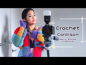 How to Crochet Patchwork Cardigan | Harry Styles Inspired