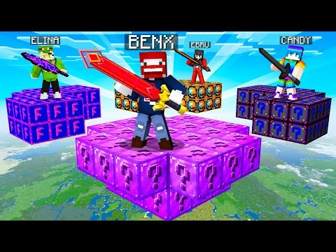 ANIME vs SHADE 2 vs CHAOS vs MARS in Minecraft Lucky Block King