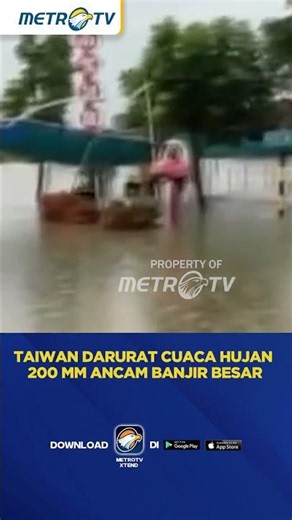 Badai Mekkhala Picu Cuaca Ekstrem di Taiwan, Sejumlah Wilayah Dalam Status Waspada #shorts