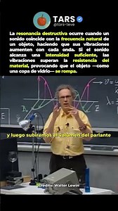 Walter Lewin demuestra la resonancia destructiva