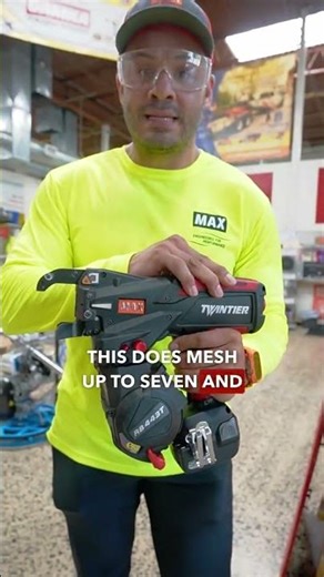 Παρουσίαση λειτουργίας φορητής συσκευής για το δέσιμο σιδήρου οικοδομών