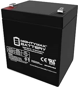 Mighty Max Battery 12V 5AH SLA Battery Replacement for Ademco Vista-10SE, VIA-30PSE