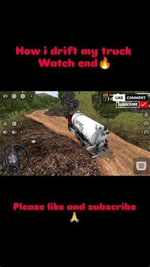 Insane Truck Drift on Hills Off Road Driving Skills | Bussid #bussidmaleo
