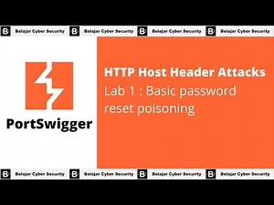 HTTP Host Header Attacks - Lab 1 : Basic password reset poisoning